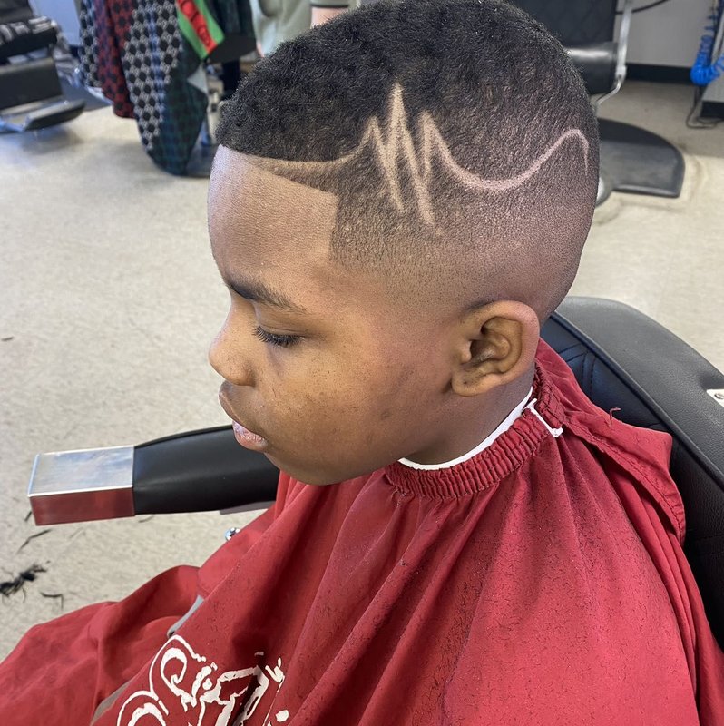 Designs haircut at Goodfellas Barber Studio