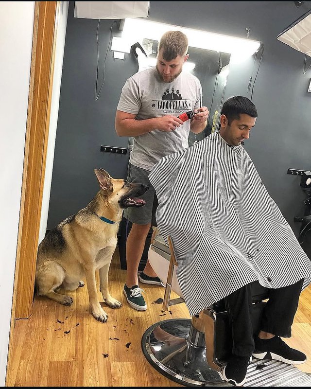 The founder of Goodfellas Barber Studio